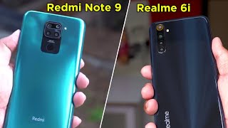 Redmi Note 9 vs Realme 6i comparison in Tamil | budget mobile 12k | price,specs full details