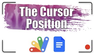How to move the cursor to the end of the inserted text | Apps Script