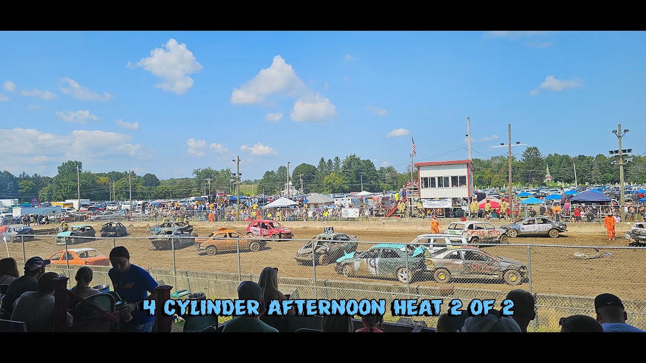 2023 Schaghticoke Fair Demolition Derby 4 Cylinders, Heat 2 of 2