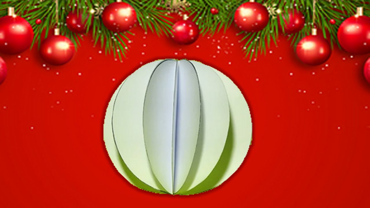 como-hacer-una-esfera-de-papel-adornos-navide-os-para-navidad-youtube