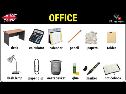 Office Equipment in English