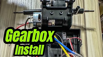 Tamiya Grasshopper 2 Beginner Build Series | Attaching the Gearbox to the Chassis Steps 9-11