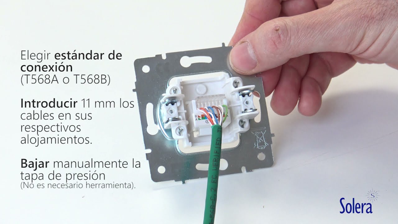 Conector RJ45 CAT6 UTP Simon