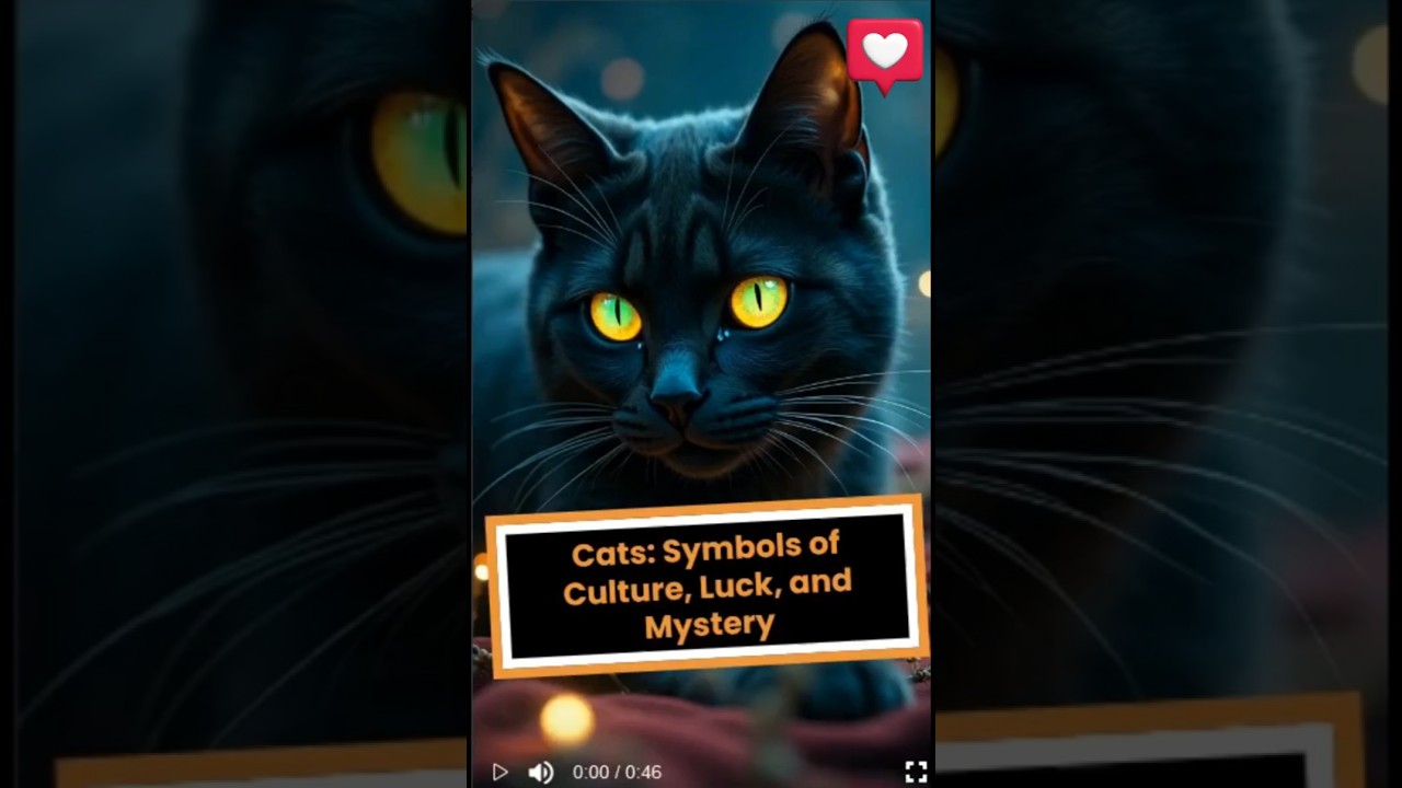 Cat As Symbols Of Luck #cats #mystery  #short #shorts  #youtubeshorts   #usa #usashorts