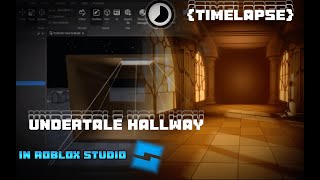 Undertale Hallway [Speedbuild] | [Timelapse] (Roblox Studio)
