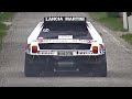 The legendary lancia delta s4 gr b engine sounds  8000rpm twincharged 4cyl engine  must hear