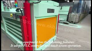 Fully automatic waste cardboard box/OCC/ONP baling press machine