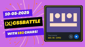CSS Battle Daily Target Solution | May 10, 2025 | HTML CSS