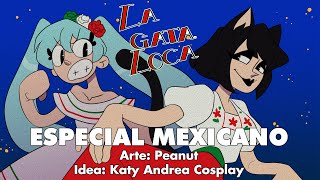 Video voorbeeld van "🇲🇽【Hatsune Miku Original】 AlexTrip Sands & Peanut Ft. 初音ミク - La Gata Loca (ESPECIAL MEXICANO)🇲🇽"