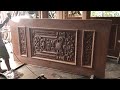 How To Build Modern Main Door For Home From Hardwood // Amazing Design And Woodworking Skills!