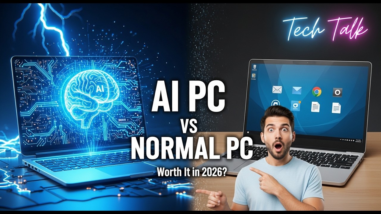 Normal Looking Computer AI PC vs Normal PC 🤖💻 | Real Difference Explained (2026) ⚡ - YouTube