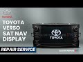 Toyota Verso 2014–2018 Sat Nav Touchscreen Display Repair Service | Cluster Repairs UK
