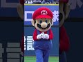 マリオが始球式で魅せる！豪快ピッチングに球場どよめき　#スーパーマリオブラザーズ #マリオ #DeNA