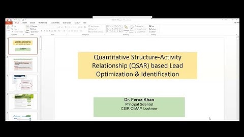 QSAR Modeling | Drug Designing