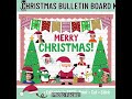 Photo Christmas Bulletin Board: Editable &amp; Cute!