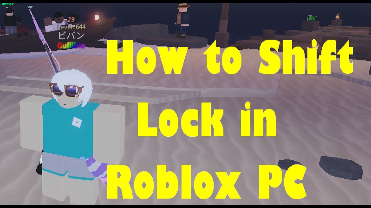 How to use shift lock on roblox pc! (fix roblox shift lock not working ...