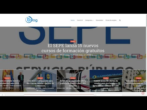 El SEPE lanza 15 nuevos cursos de formación gratuitos