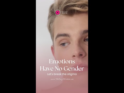 Emotions have no gender. Real men can cry!