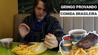 GRINGO PROVA COMIDA BRASILEIRA(e acha incrível)