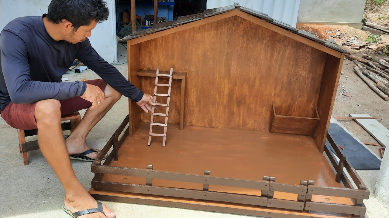 Como fazer um PRESÉPIO de NATAL de MADEIRA