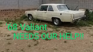 1968 Plymouth Valiant Got Punched In The Front... Lets Fix It