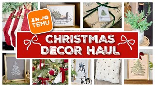 *HUGE* TEMU Christmas Decor Haul 2025 | AMAZING Finds You Won't Want To Miss