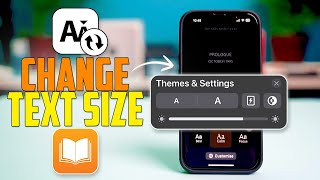 How To Change Text Size On Apple Books Adjust Font Size In Apple Books App