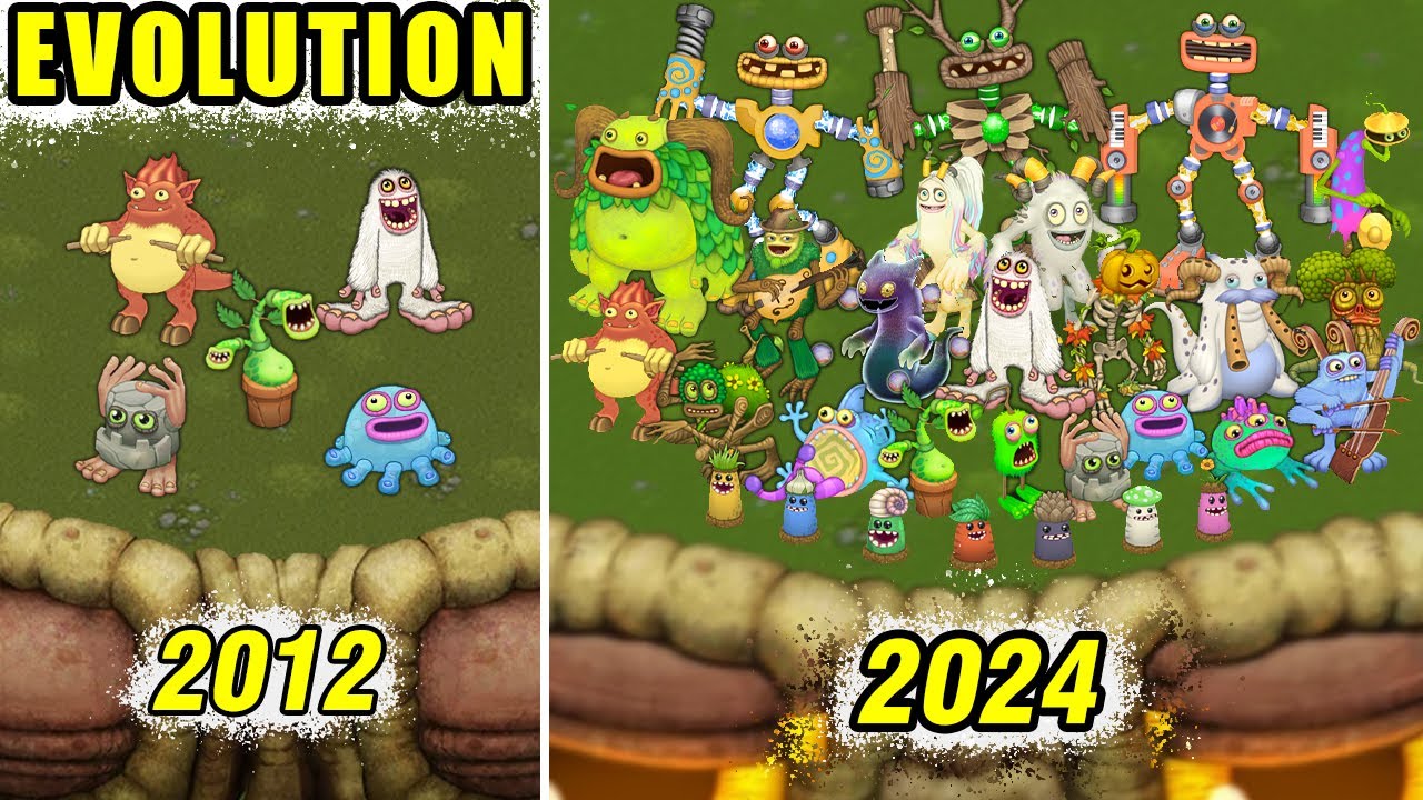 Plant Island Evolution   Full Song  My Singing Monsters