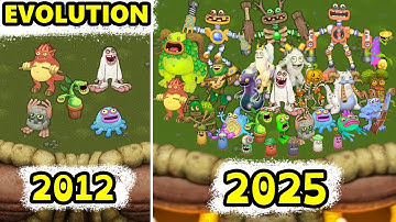 Plant Island Evolution - Full Song | My Singing Monsters