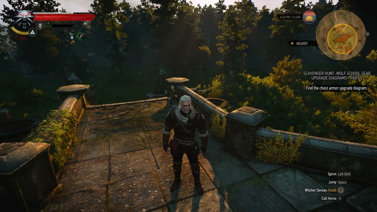 Witcher 3 - Wolf School Gear Diagrams (Part 5) Chest Diagram Location