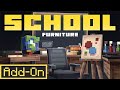 SCHOOL FURNITURE Add-On | Minecraft Marketplace | Showcase