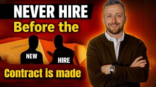 NEVER Hire Before The Contract Is Signed 🚨 | Avoid These Costly Procurement Mistakes