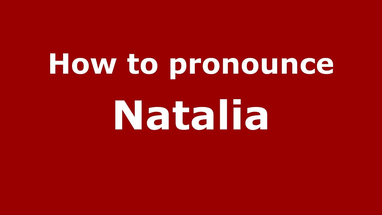 Natalia Name
