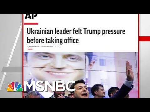 AP: Ukrainian Leader Felt President Donald Trump Pressure Before Taking Office | Hardball | MSNBC