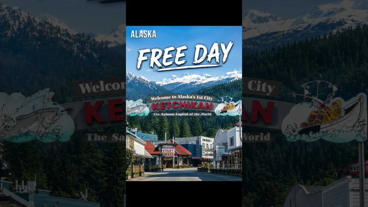 Как провести 1 день в Кетчикане ,Аляска БЕСПЛАТНО | How to spend a day in Ketchikan, Alaska for FREE