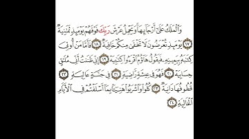سورة الحاقة 3 القسم الثالث تكرار كيفي من .. والملك على أرجائها .. إلى .. في الأيام الخالية
