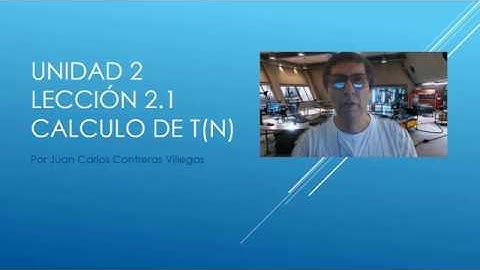 Cálculo de T(n) de algoritmos lineales