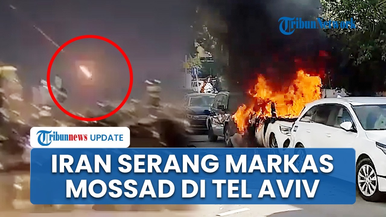Iran Klaim Rentetan Rudal IRGC Hancurkan Gedung Pencakar Langit & Markas Mossad di Tel Aviv Israel