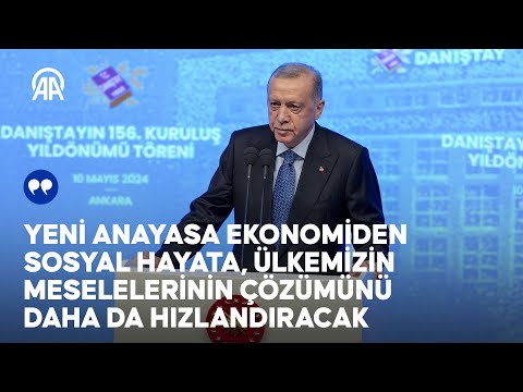 Cumhurbaşkanı Erdoğan, İdari Yargı Günü ve Danıştay’ın 156. Kuruluş Yıl Dönümü Töreni’nde konuştu
