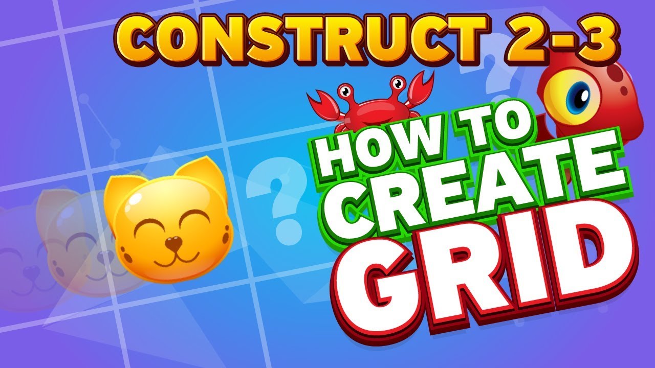 ДВИЖЕНИЕ ПО СЕТКЕ С DRAG AND DROP | CONSTRUCT2-3 УРОК