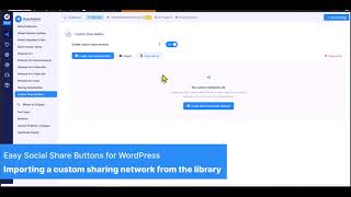 How to Import Custom Share Networks in Easy Social Share Buttons for WordPress