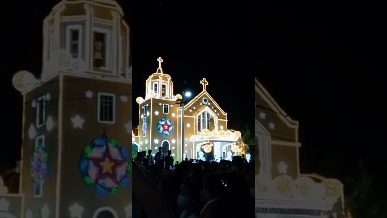 Christmas/Lighting/Decor Of San Nicolas De Tolentino Church 