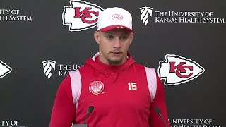 Chiefs quarterback Patrick Mahomes addresses media ahead of Houston game, playoff push