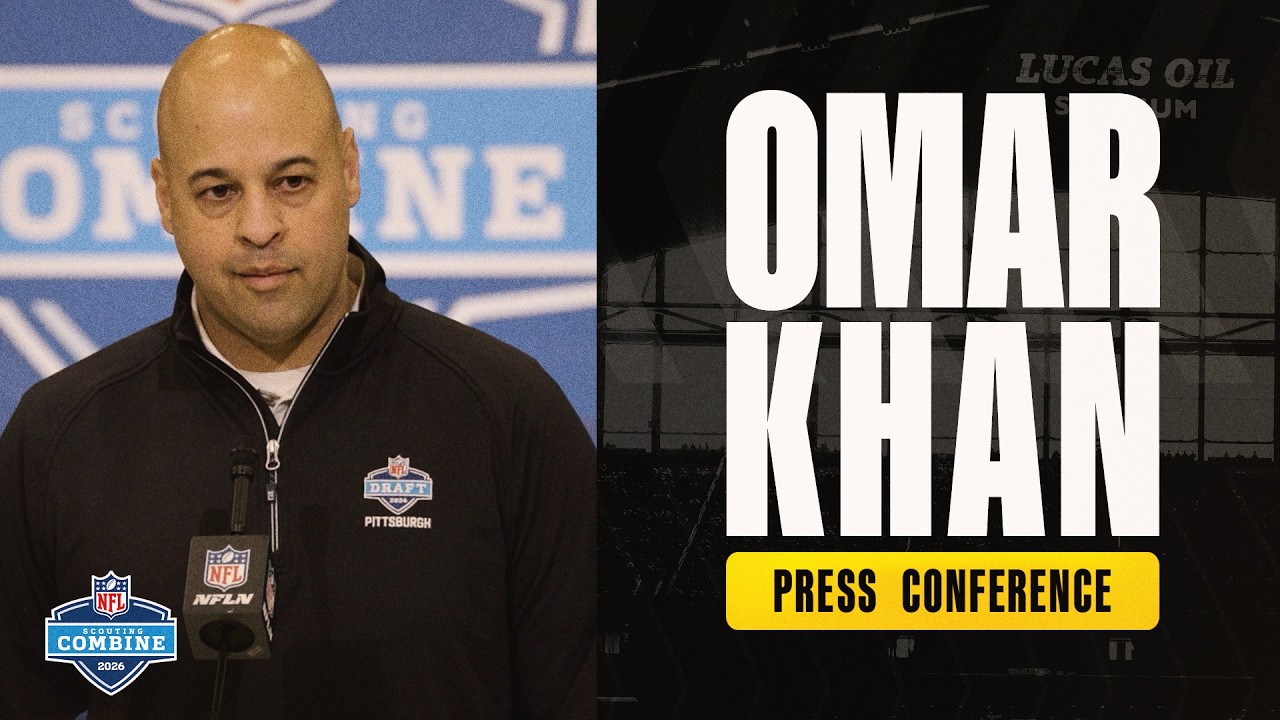 GM Omar Khan Press Conference (Feb. 24) | Pittsburgh Steelers