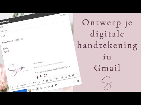 Digitale handtekening voor Gmail