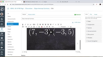 Canvas Discussion Rubric