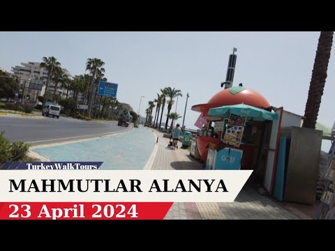 Mahmutlar Street Tour ! Mahmutlar Beach Tour ! Alanya Mahmutlar ! Alanya Turkey !