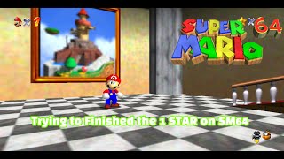 Trying to finish 1 STAR on SM64!! || Super Maio 64 PC-Port ||