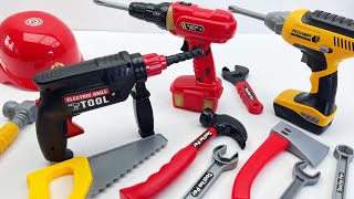 10 Minutes Unboxing,Building Toys,Electric Saw, Hammer, power tools Screw Machine ASMR | Toy Reviews