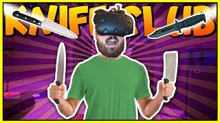 WE JOIN A SECRET UNDERGROUND FIGHT CLUB - Knife Club VR Gameplay - VR HTC Vive screenshot 1